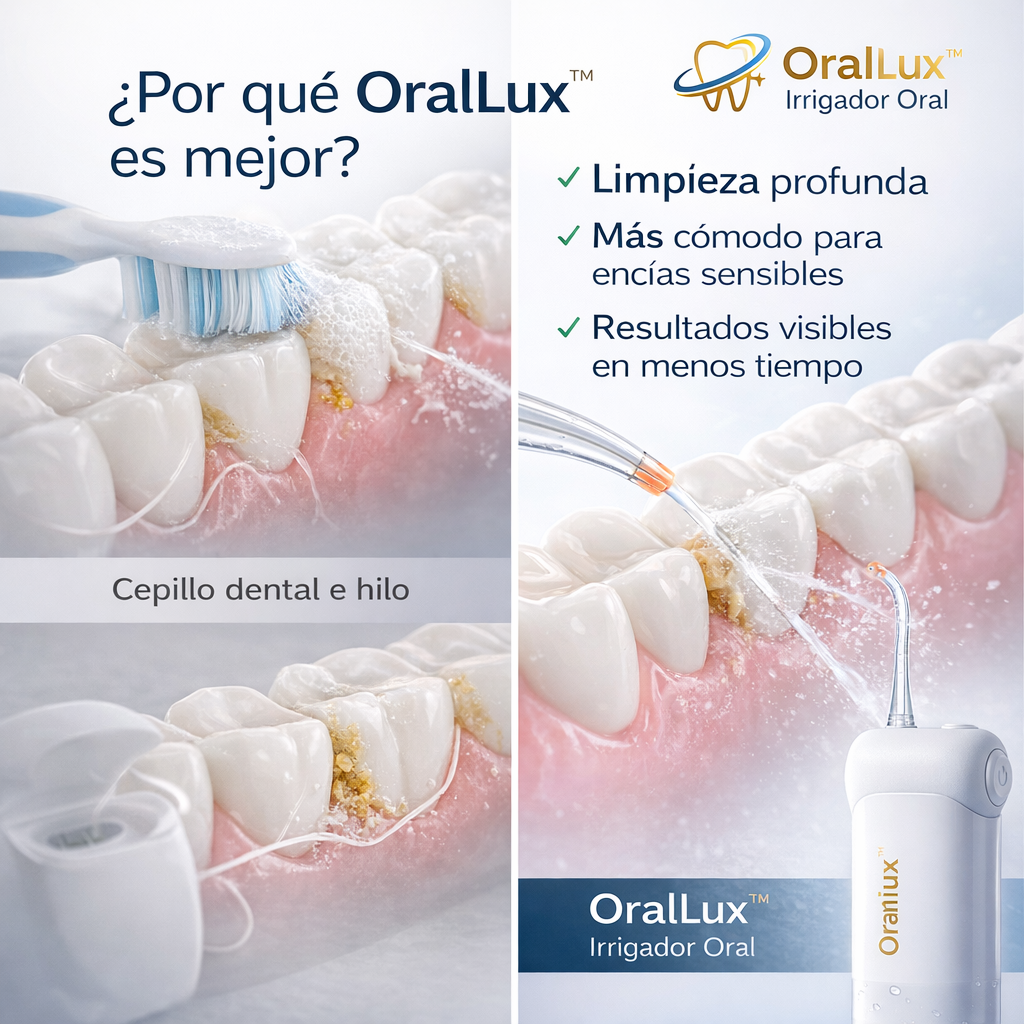 OralLux™ Irrigador Oral [Cuidado Dental de Alto Nivel]