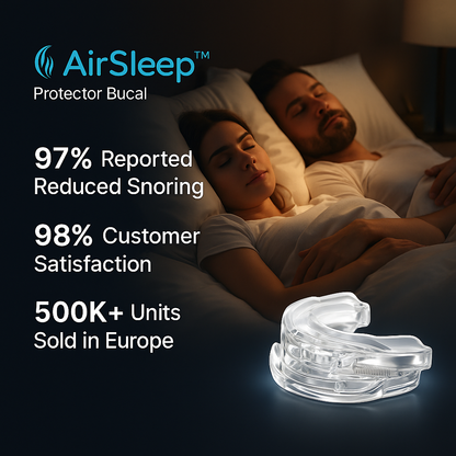 AirSleep™ Protector Bucal - Reduce el Ronquido.