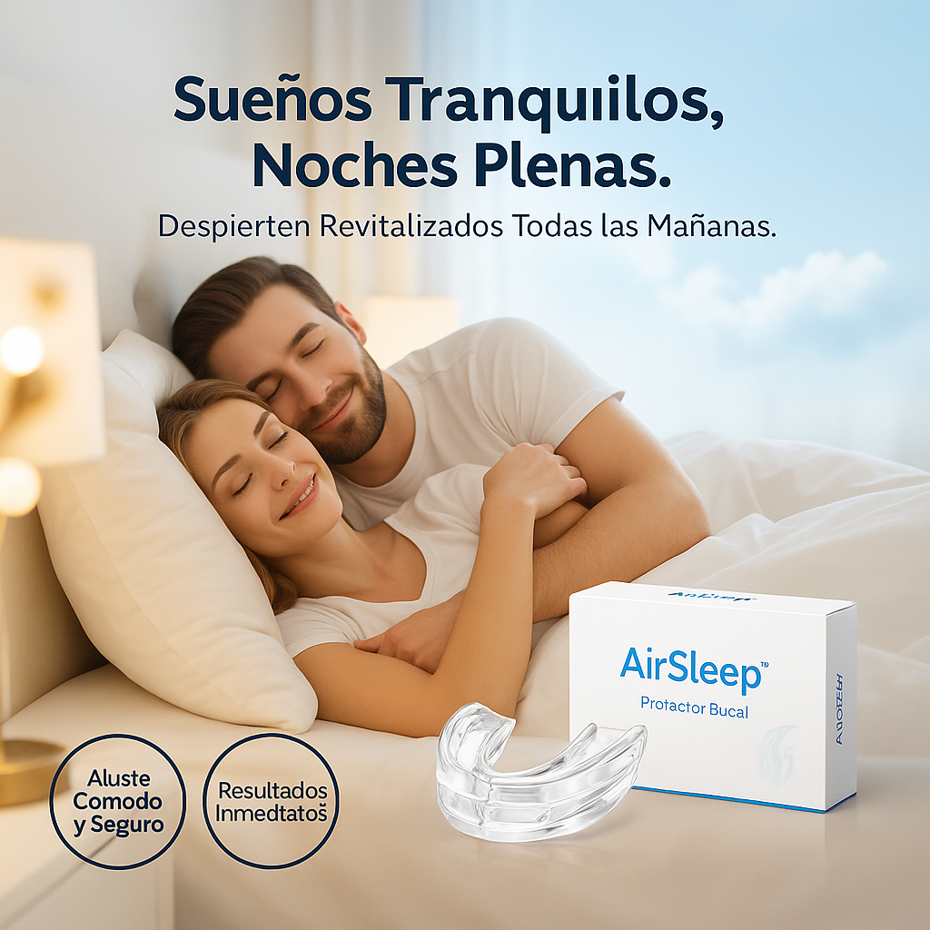 AirSleep™ Protector Bucal - Reduce el Ronquido.