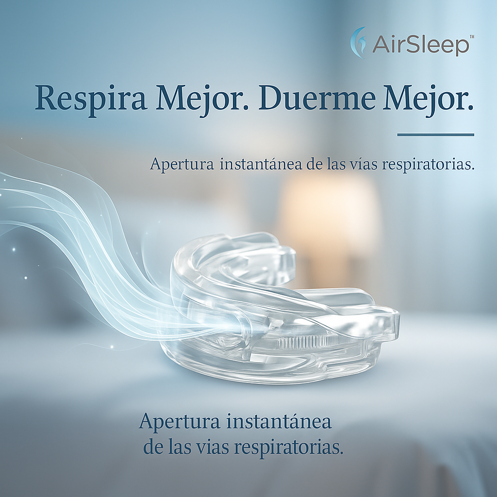 AirSleep™ Protector Bucal - Reduce el Ronquido.